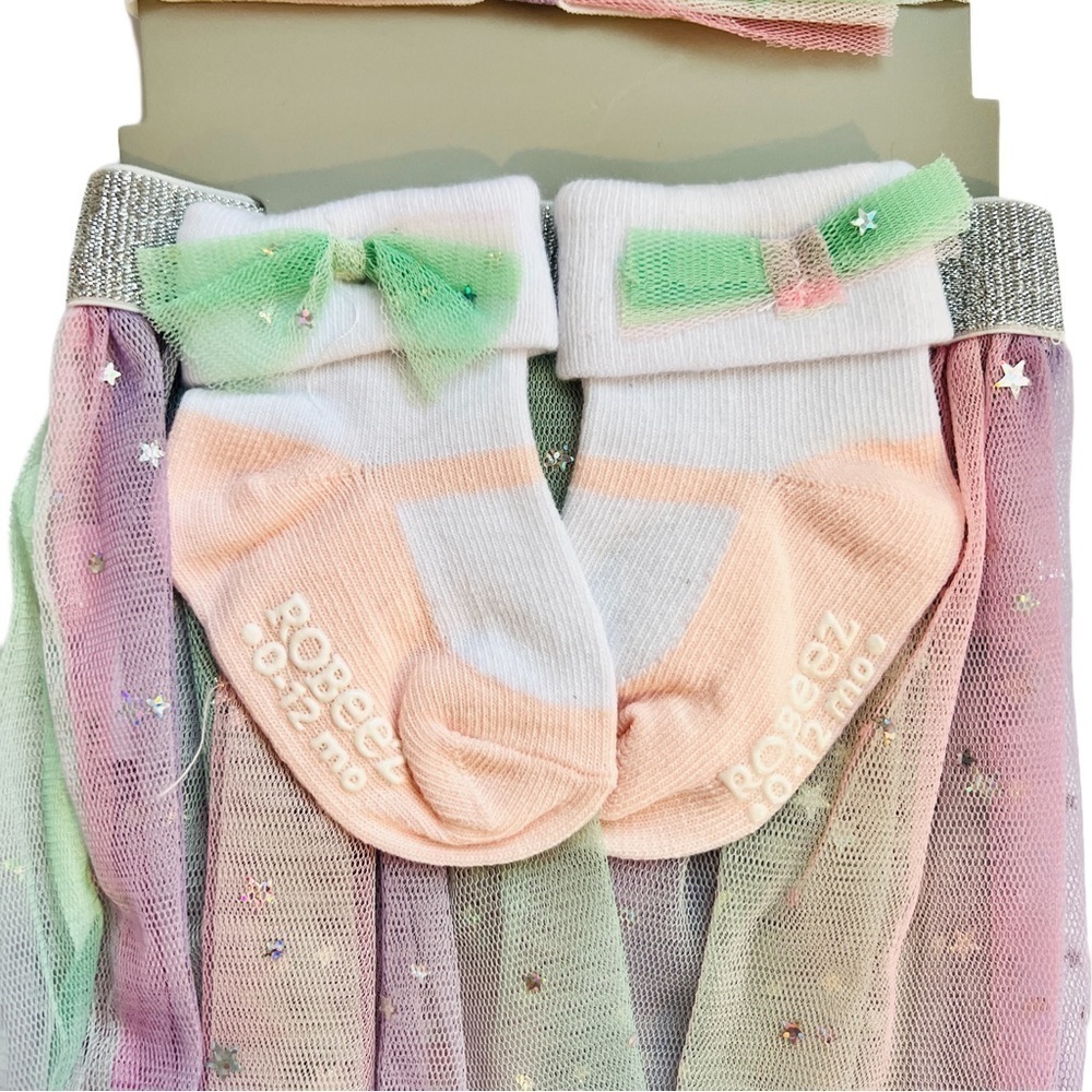 Robeez Baby Girl Star Tutu Matching Set - Picture 2 of 7